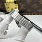 Super Clone Cartier Santos De Cartier Small Model Demi Rose Gold – — view 9