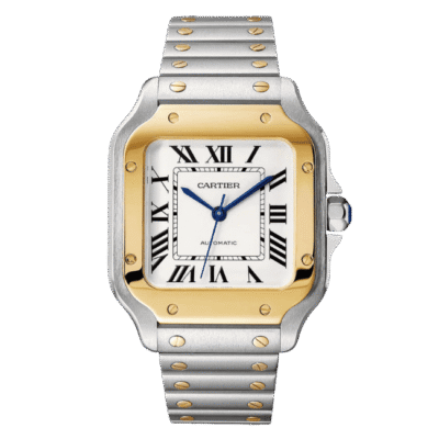 Super Clone Cartier Santos De Cartier Two Tone W2SA0006 35.5mm