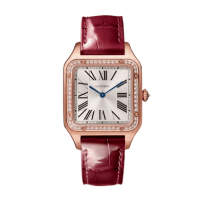 Super Clone Cartier Santos-Dumont WJSA0016 43..5mm x 31.4mm Rose Gold