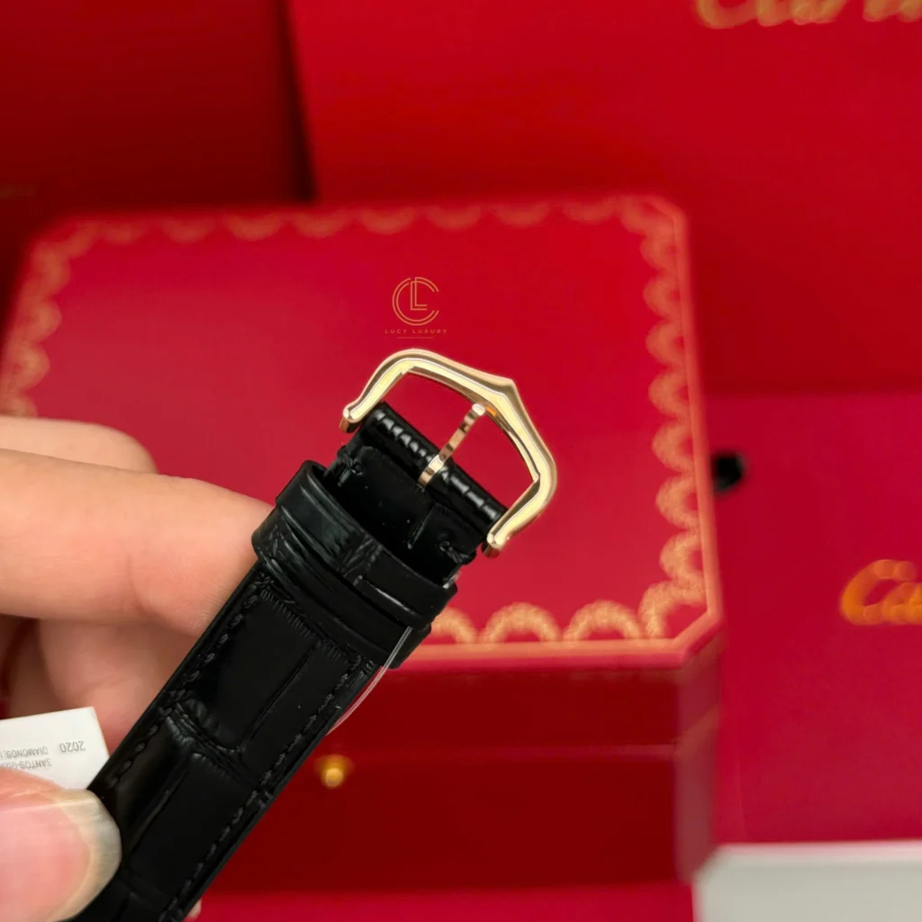 Super Clone Cartier Santos-Dumont WJSA0016 43..5mm x 31.4mm Rose Gold