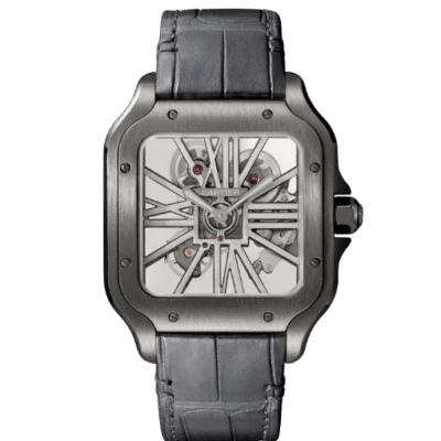 Super Clone Cartier Santos Large Skeleton WHSA0009 39mm