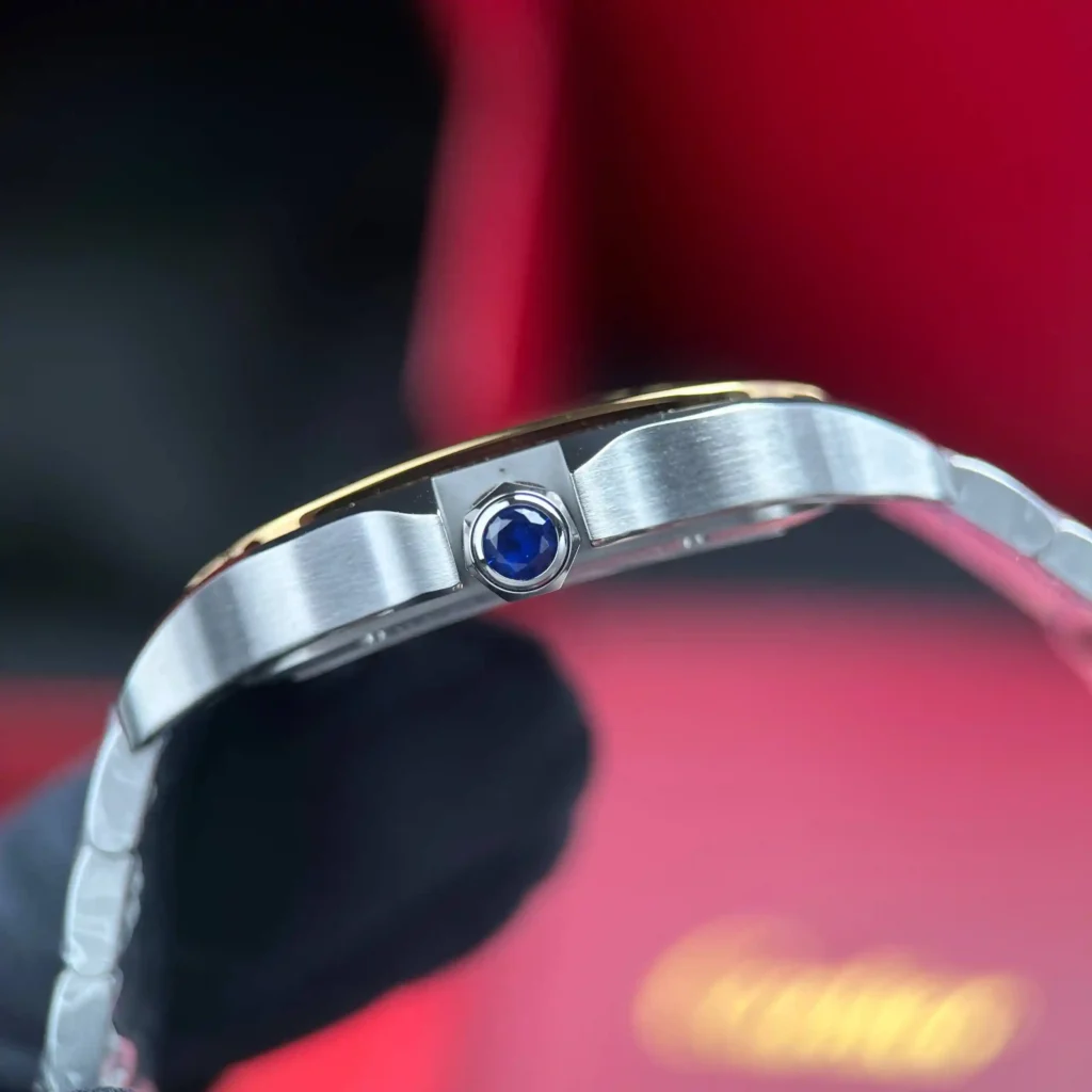 Super Clone Cartier Santos Large Skeleton WHSA0012