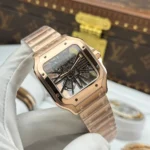 Super Clone Cartier Santos Large Skeleton WHSA0016