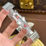 Super Clone Cartier Santos Large Skeleton WHSA0026 39mm