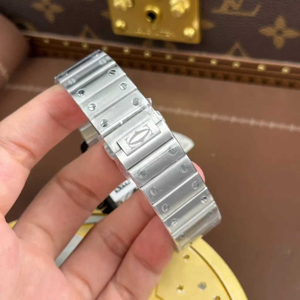 Super Clone Cartier Santos Large Skeleton WHSA0026 39mm