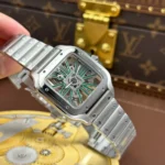 Super Clone Cartier Santos Large Skeleton WHSA0028 39mm