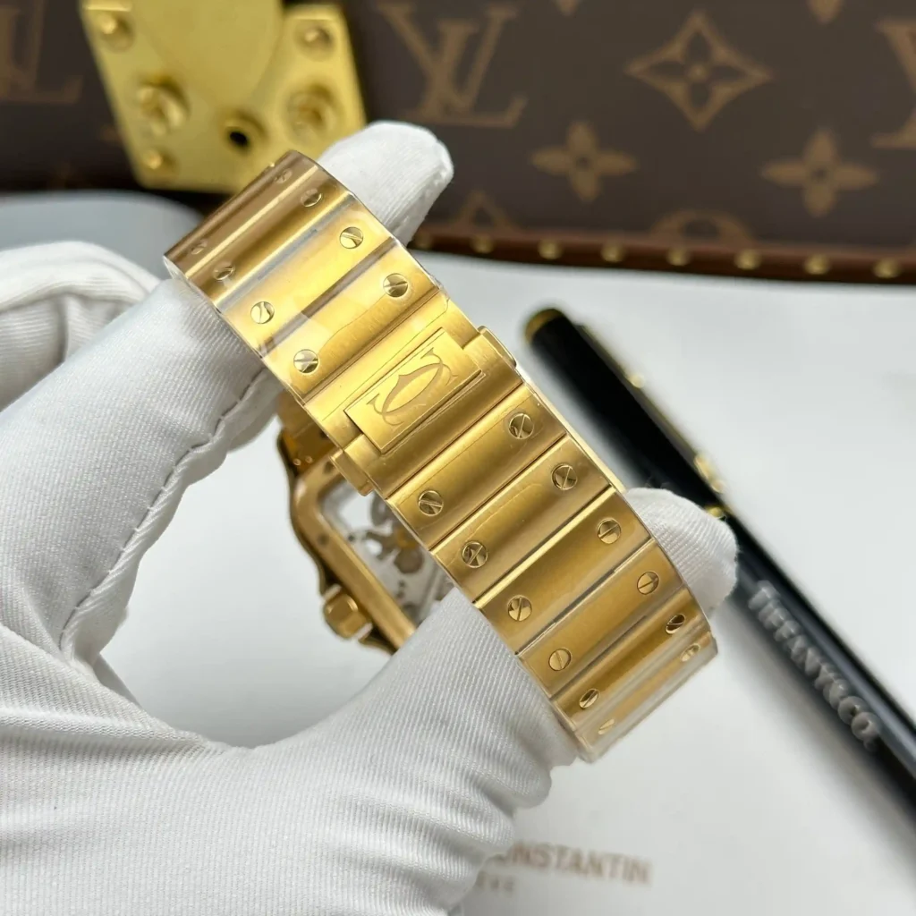 Super Clone Cartier Santos Large Skeleton WHSA0042