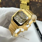 Super Clone Cartier Santos Large Skeleton WHSA0042