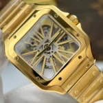 Super Clone Cartier Santos Large Skeleton WHSA0042