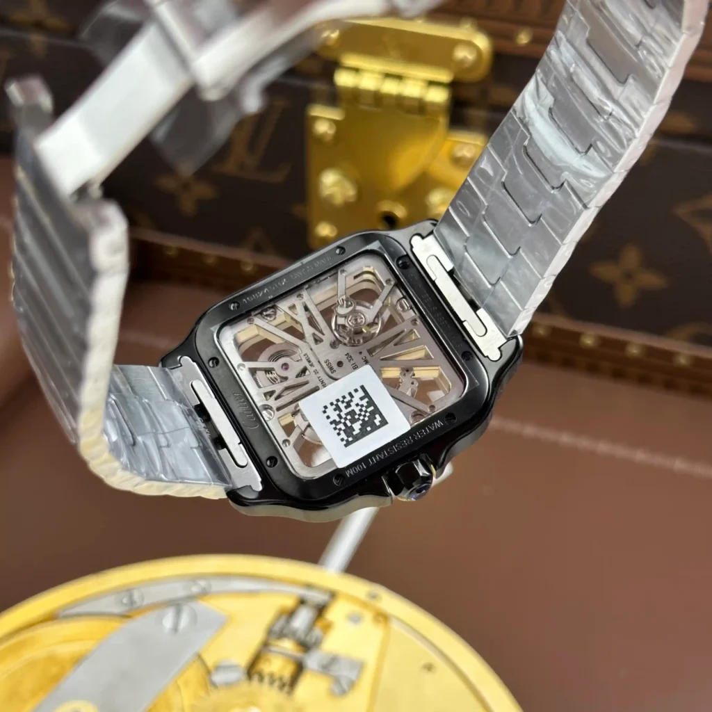 Super Clone Cartier Santos de Cartier Large WHSA0027 –