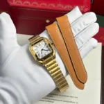 Super Clone Cartier Santos de Cartier WGSA0030 35.1mm – — dial close-up