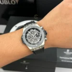 Super Clone Hublot Big Bang 42mm Rubber Strap Ceramic