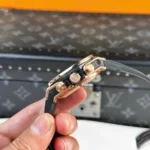 Super Clone Hublot Big Bang 42mm Rubber Strap Gold