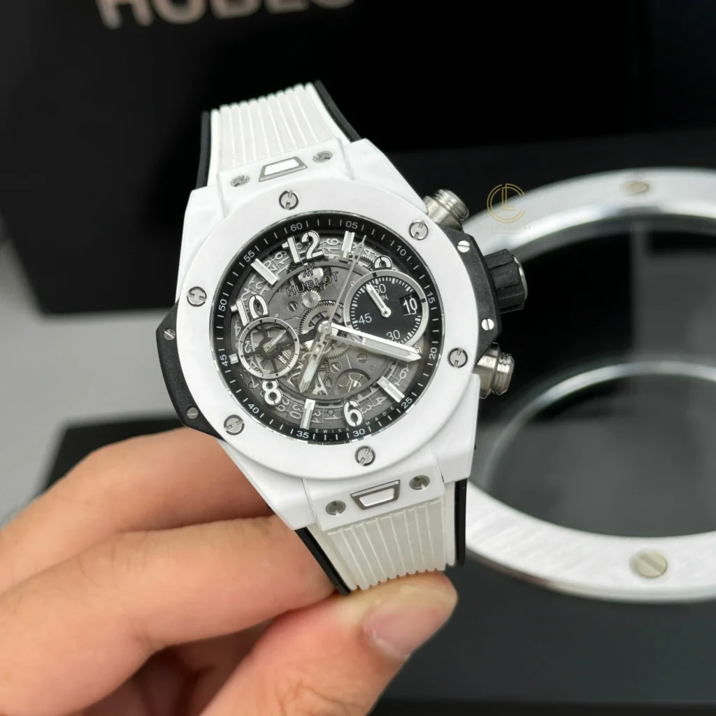 Super Clone Hublot Big Bang Unico White Ceramic 421.HX.1170.RX 44mm – Swiss SuperClone