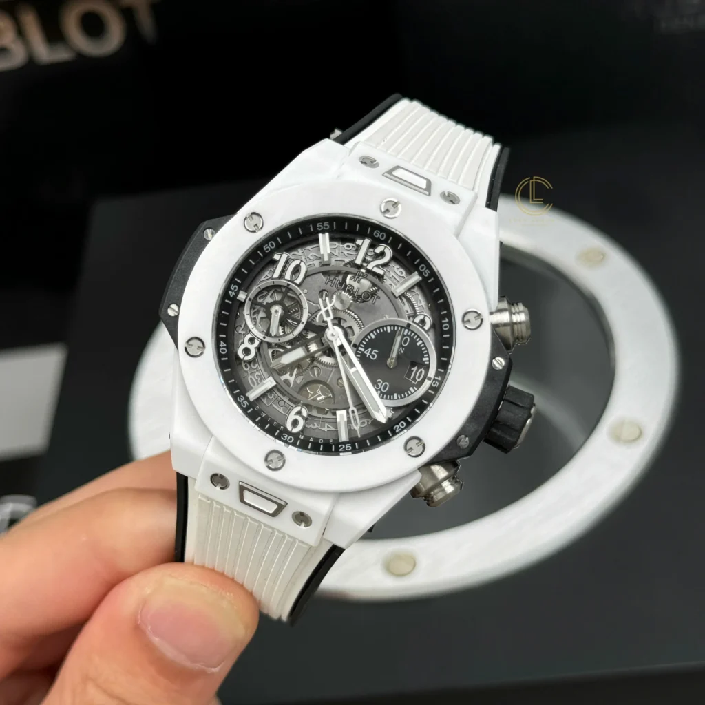 Super Clone Hublot Big Bang Unico White Ceramic 421.HX.1170.RX 44mm – Swiss SuperClone