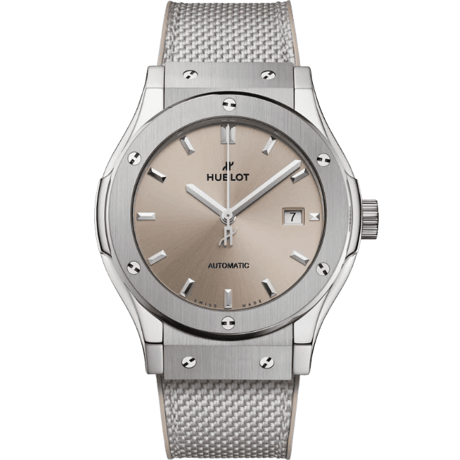 Super Clone Hublot Classic Fusion 42mm Sundunt Dial Titanium – Swiss SuperClone