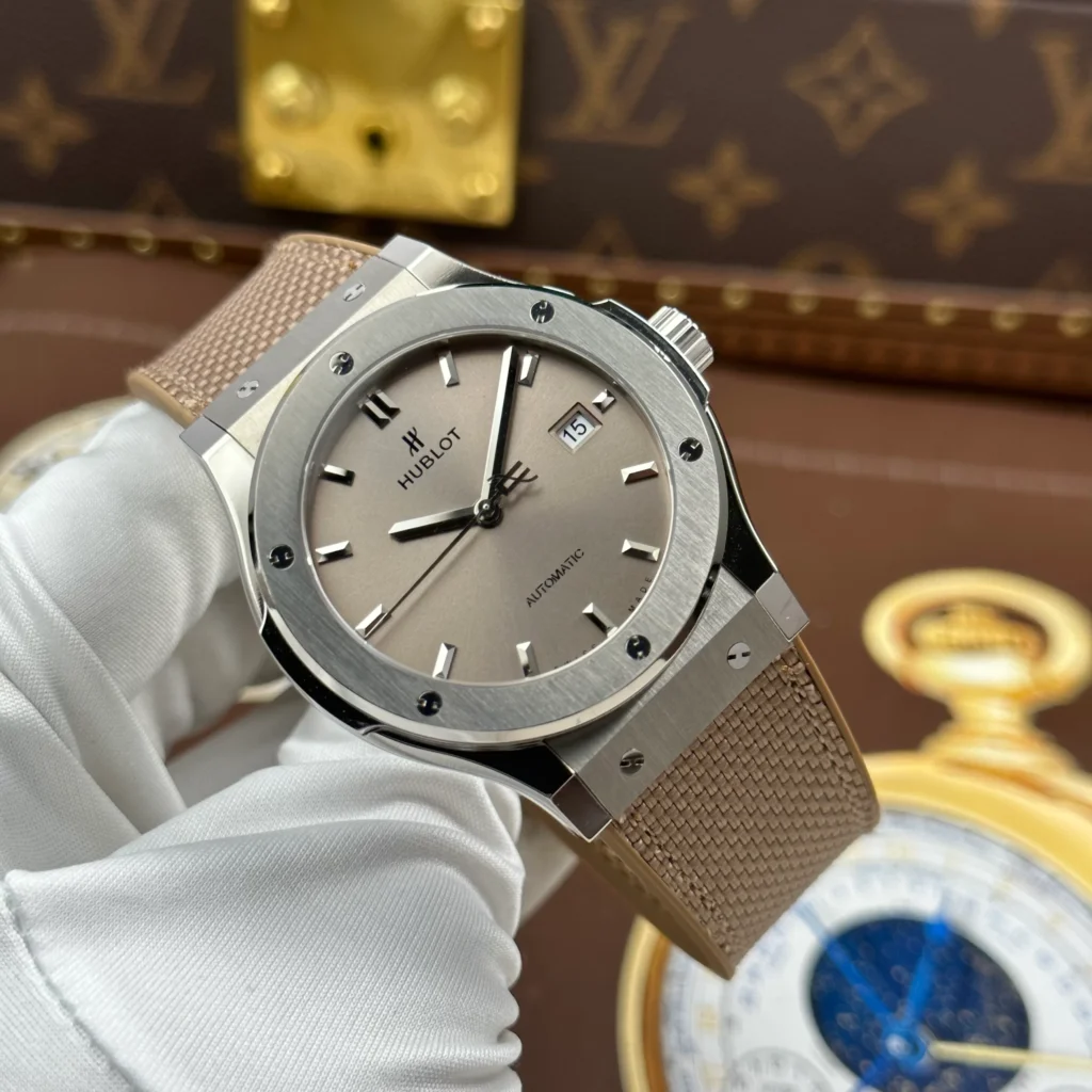 Super Clone Hublot Classic Fusion 42mm Sundunt Dial Titanium – Swiss SuperClone