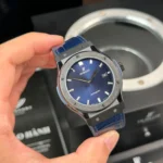 Super Clone Hublot Classic Fusion Ceramic 42mm Blue Dial JJZ Base