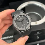 Super Clone Hublot Classic Fusion Ceramic Black 42mm Carbon Dial JJZ Base