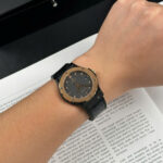 Super Clone Hublot Classic Fusion Ceramic Carbon Dial King Gold JJZ 42mm Base – Swiss SuperClone