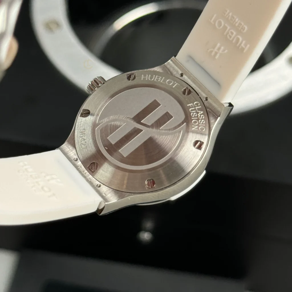 Super Clone Hublot Classic Fusion Diamonds Moissanite Pave 33mm White Dial – Handcrafted Diamod – Swiss SuperClone