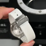 Super Clone Hublot Classic Fusion Diamonds Moissanite Pave 33mm White Dial – Handcrafted Diamod – Swiss SuperClone