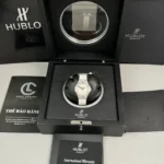 Super Clone Hublot Classic Fusion Diamonds Moissanite Pave 33mm White Dial – Handcrafted Diamod – Swiss SuperClone