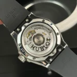 Super Clone Hublot Classic Fusion 40mm Leather Strap Steel