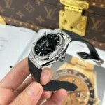 Super Clone Hublot Classic Fusion 40mm Leather Strap Steel