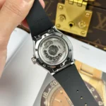 Super Clone Hublot Classic Fusion 40mm Leather Strap Steel