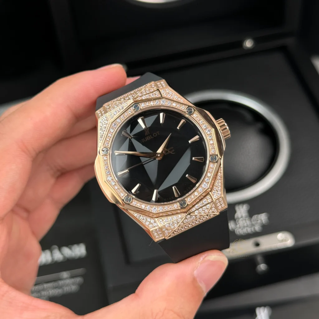 Super Clone Hublot Classic Fusion Orlinski King Gold 550.OS.1800.RX.1604.ORL19 Zicron Pave 40mm – Swiss SuperClone