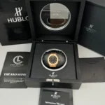 Super Clone Hublot Classic Fusion Rose Gold Titanium 38mm Black Dial Unisex Size