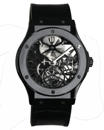 Super Clone Hublot Classic Fusion 45mm Leather Strap Ceramic