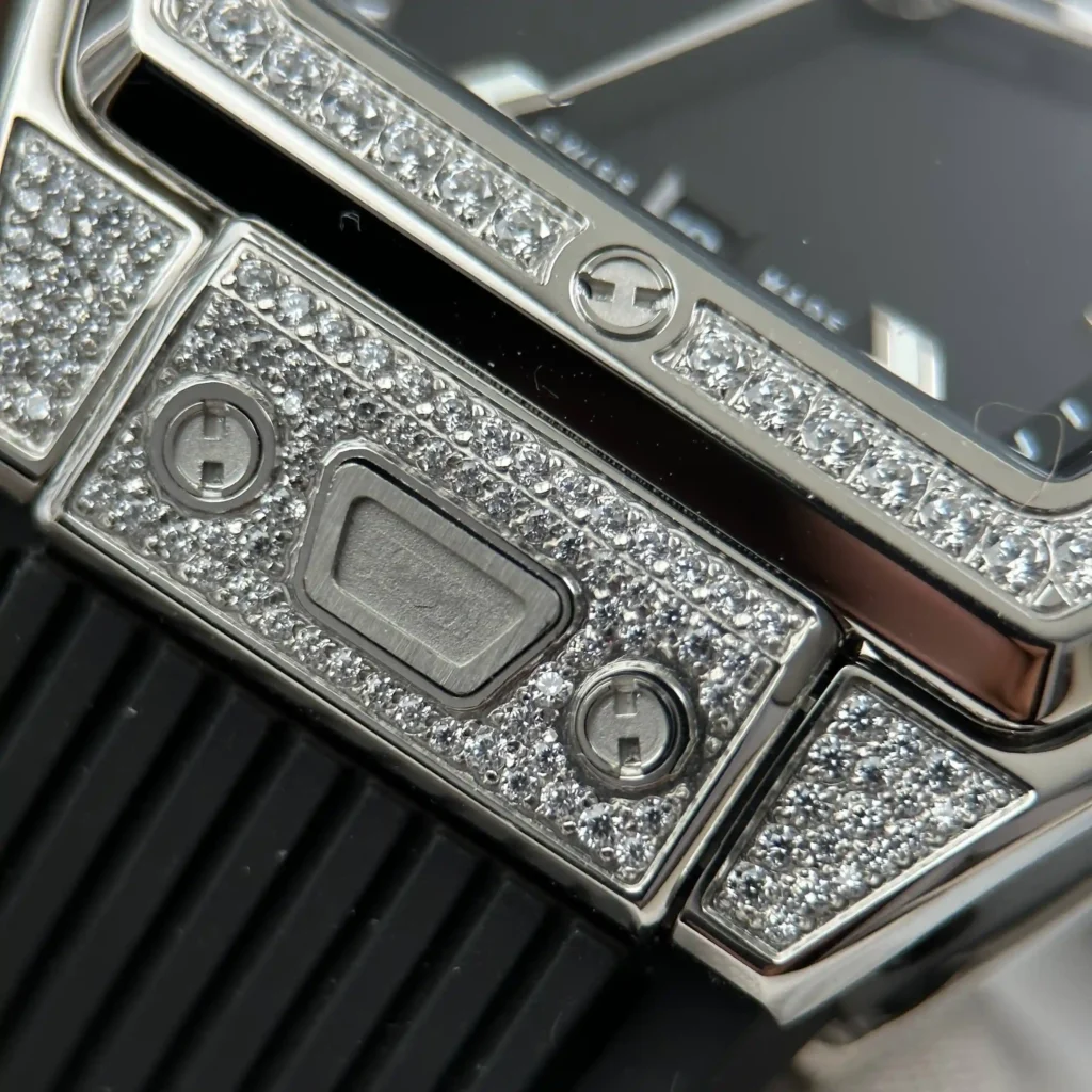 Super Clone Hublot Spirit Of Big Bang Black Titanium Pavé 665.NX.1170.LR.1604 –