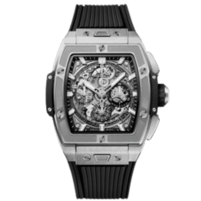 Super Clone Hublot Big Bang 42mm Rubber Strap Titanium — Image 2
