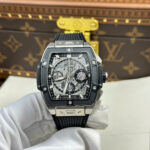 Super Clone Hublot Big Bang 42mm Rubber Strap Titanium