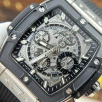 Super Clone Hublot Big Bang 42mm Rubber Strap Titanium