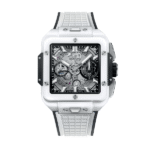 Super Clone Hublot Square Bang Unico 821.HX.0170.RX 821HX0170RX 42mm White Dial Ceramic – Swiss SuperClone