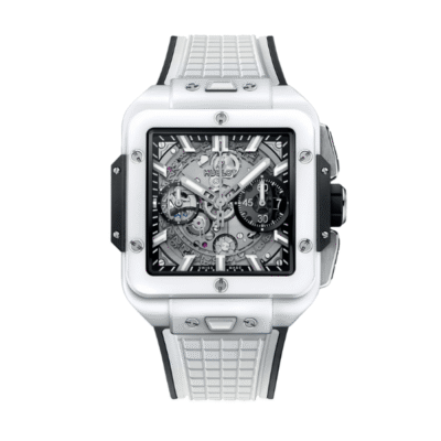 Super Clone Hublot Square Bang Unico 821.HX.0170.RX 821HX0170RX 42mm White Dial Ceramic