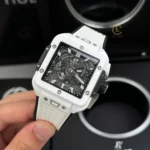 Super Clone Hublot Square Bang Unico 821.HX.0170.RX 821HX0170RX 42mm White Dial Ceramic – Swiss SuperClone