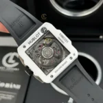 Super Clone Hublot Square Bang Unico 821.HX.0170.RX 821HX0170RX 42mm White Dial Ceramic – Swiss SuperClone