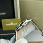 Super Clone Jaeger-LeCoultre Master Ultra Thin Power Reserve Q1378420 SIiver Dial Steel