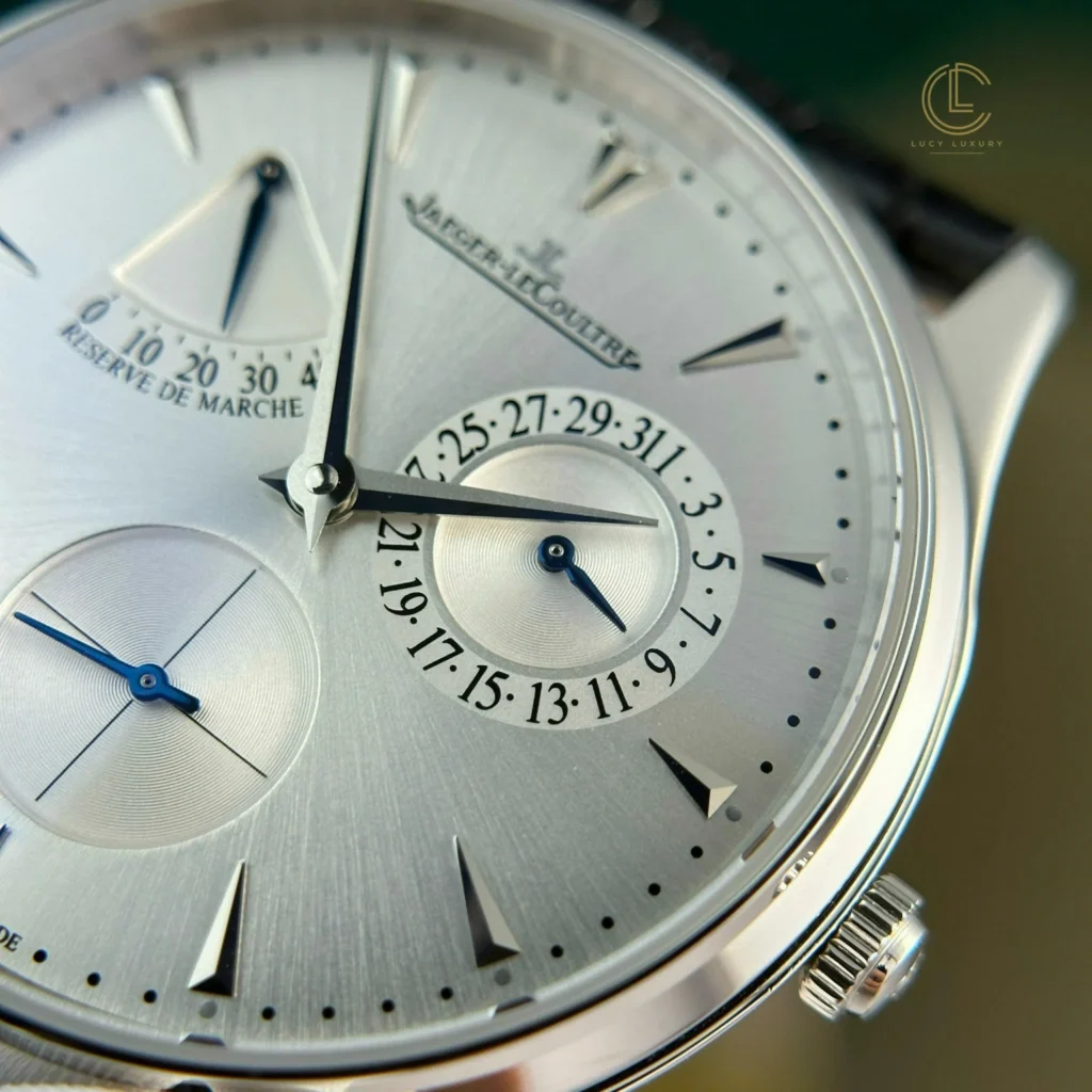 Super Clone Jaeger-LeCoultre Master Ultra Thin Power Reserve Q1378420 SIiver Dial Steel