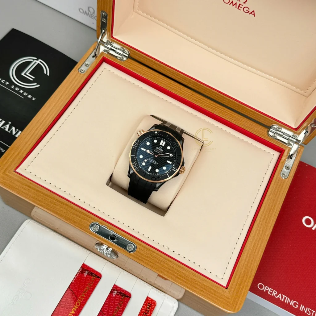 Super Clone Omega Seamaster Diver 210.62.44.20.01.001 42mm Black Dial Ceramic