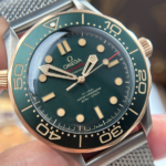 Super Clone Omega Seamaster Diver 300M “James Bond 007” 210.90.42.20.10.001 42MM Bronze Gold Titanium –