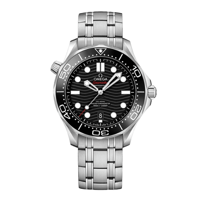 Super Clone Omega Seamaster Diver 300M Co‑Axial Master Chronometer 210.30.42.20.01.001 42mm Black Dial