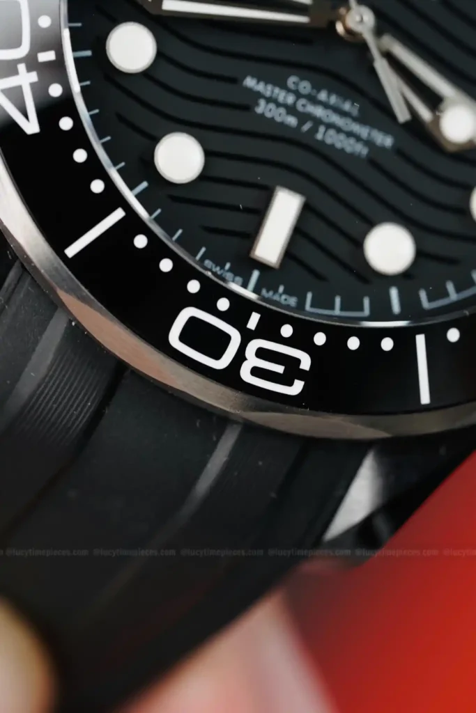 Super Clone Omega Seamaster Diver 300M Co‑Axial Master Chronometer 210.92.44.20.01.001 Black Dial Ceramic 42mm — view 9