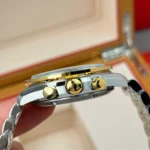Super Clone Omega Speedmaster Moonwatch Professional 310.20.42.50.02.001 42mm White Dial Demi Yellow Gold