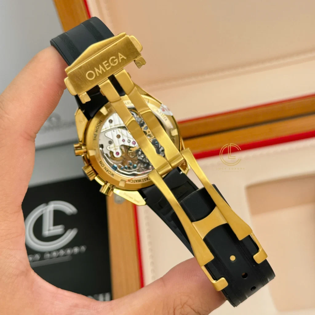 Super Clone Omega Speedmaster Moonwatch Professional 310.63.42.50.01.001 42mm Yellow Gold – Swiss SuperClone