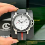 Super Clone Panerai Luminor Quaranta BiTempo PAM01367 40mm White Dial Steel –